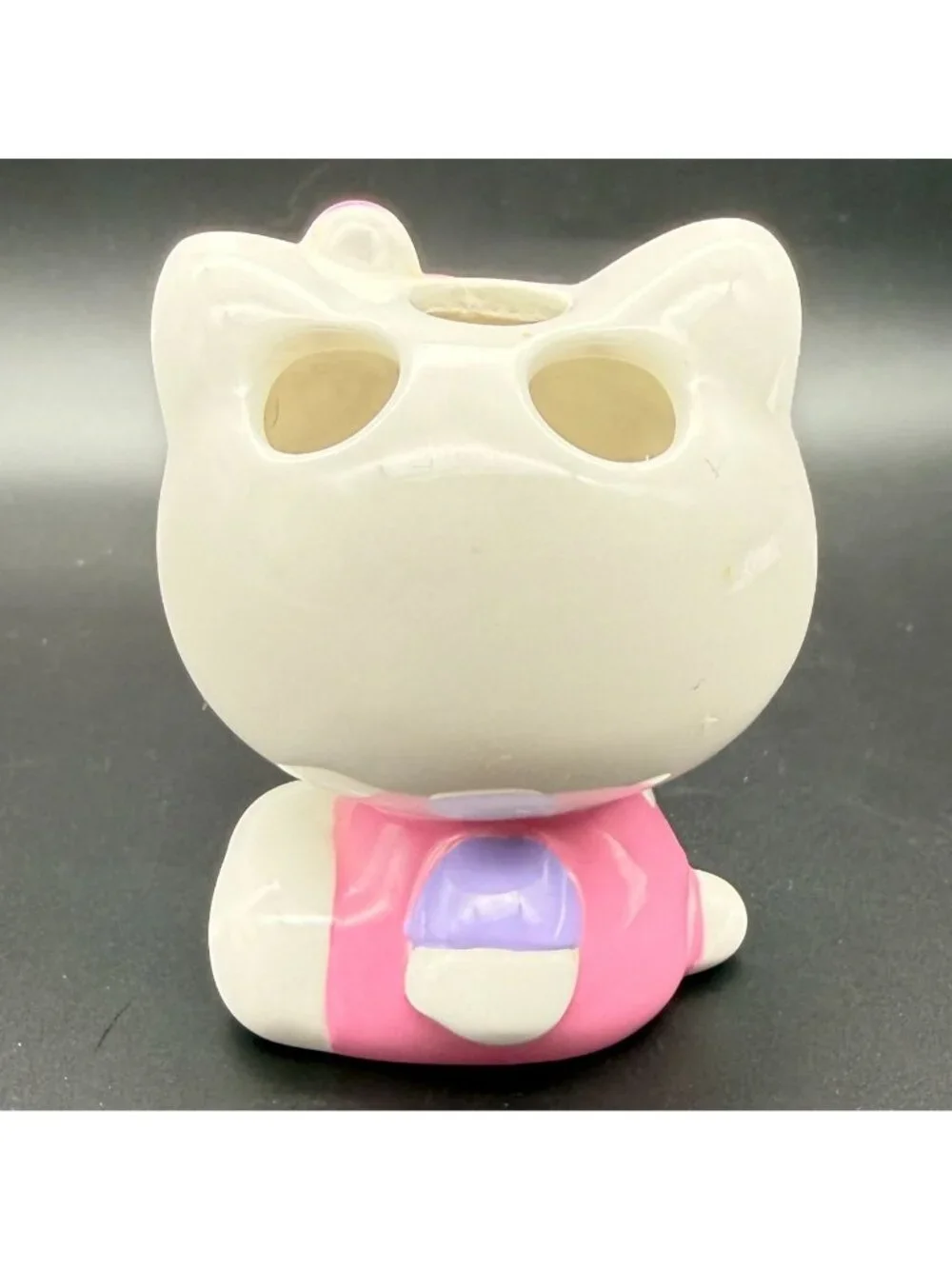 Vintage 2000 Sanrio Hello Kitty Ceramic Bathroom Toothbrush Holder